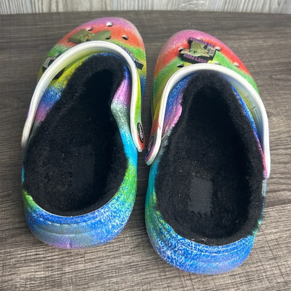 CROCS Classic Lined Spray Dye Clog J1 - Picture 2 of 5